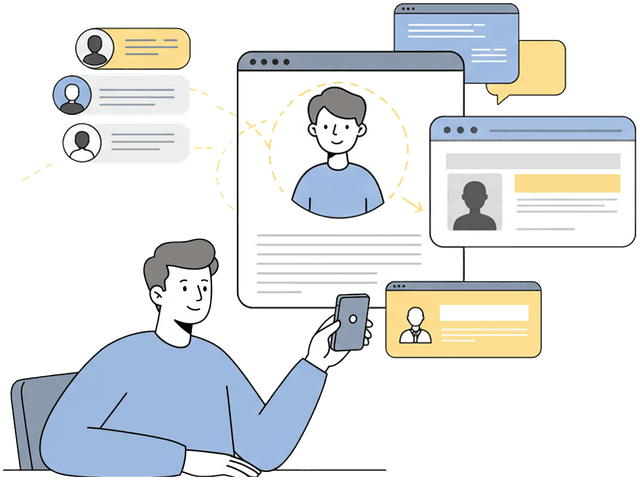 魅力的なプロフィールになっていない