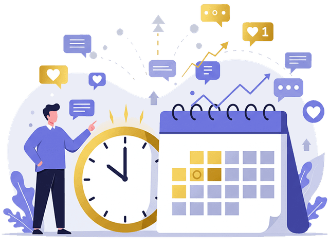 科学的に最適化された投稿タイミング